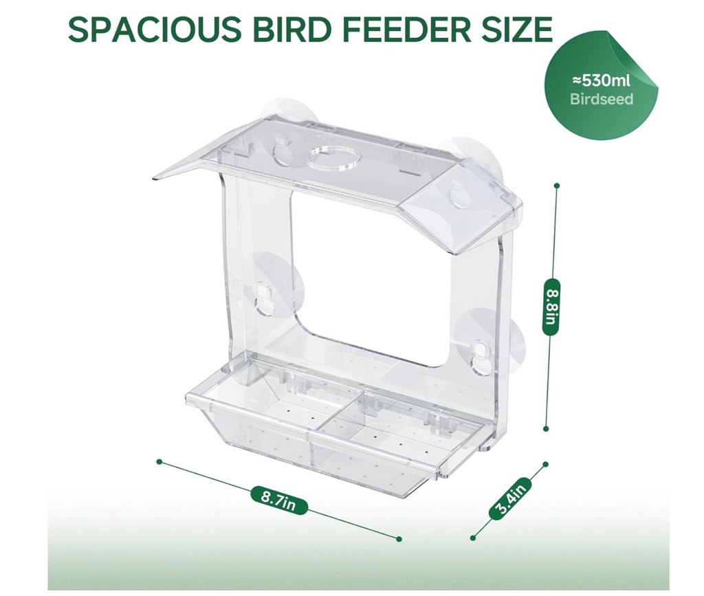 The Perch Companion — A Window Bird Feeder for Curious Cats